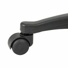 Кресло стул BRABIX &laquo;Eames MG-310 PL&raquo;, пластик черный, экокожа черная, 532927