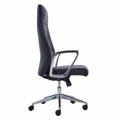 Кресло BRABIX PREMIUM &laquo;Adept EX-752&raquo;, синхромеханизм, алюминий, экокожа, черное, 532930