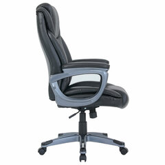 Кресло BRABIX PREMIUM &laquo;Gladiator EX-552&raquo;, натуральная кожа, черное, 532939