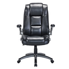 Кресло BRABIX PREMIUM &laquo;Paradigm EX-556&raquo;, пружинный блок, рециклированная кожа, черное, 532976