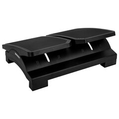 Подставка для ног BRABIX Ultra 4 43&times;32 см, регулировка угла наклона, 2 платформы, 533039