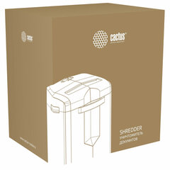 Уничтожитель (шредер) CACTUS CS-SH-15-20-4X35, 4 уровень секретности, фрагменты 4&times;35 мм, 15 листов, 20 л