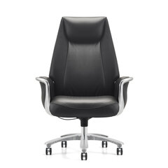 Кресло HAWASAN (ХАВАСАН) PREMIUM EX-800, до 200 кг, синхромеханизм, алюминий, экокожа, черное, 533234