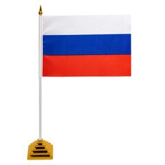 Флаг России настольный 14&times;21 см, без герба, BRAUBERG/<wbr/>STAFF, 550184