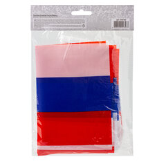 Гирлянда из флагов России, длина 5 м, 10 прямоугольных флажков 20&times;30 см, BRAUBERG/<wbr/>STAFF, 550185