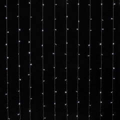 Электрогирлянда-занавес комнатная &laquo;Штора&raquo; 3&times;3 м, 196 LED, холодный белый свет, 220 V, ЗОЛОТАЯ СКАЗКА, 591353