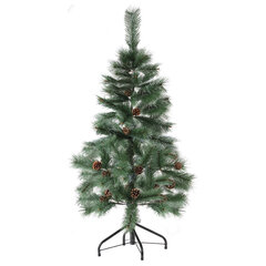 Ель новогодняя искусственная &laquo;Velvet Pinewood&raquo; 120 см, с инеем и шишками, ПВХ, ЗОЛОТАЯ СКАЗКА, 591702