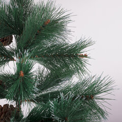 Ель новогодняя искусственная &laquo;Velvet Pinewood&raquo; 120 см, с инеем и шишками, ПВХ, ЗОЛОТАЯ СКАЗКА, 591702