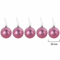 Шары новогодние ёлочные &laquo;Elegant Pink&raquo; 77 предметов, розовый/<wbr/>белый, ЗОЛОТАЯ СКАЗКА, 591715