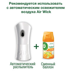 Сменный баллон 250 мл, AIRWICK &laquo;Анти-табак. Апельсин/<wbr/>бергамот&raquo;, для автоматических освежителей, универсальный