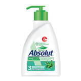 Мыло жидкое антибактериальное 250 мл ABSOLUT (Абсолют) "Алоэ", дозатор, не содержит триклозан, 5064