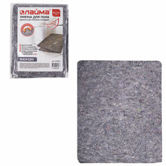 Тряпка для мытья пола 80&times;100 см, плотность 180 г/<wbr/>м<sup>2</sup>, серое ХПП, 80% хлопок, 20% полиэфир, &laquo;Эконом&raquo; LAIMA, 600836