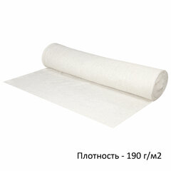 Полотно ХПП холстопрошивное ПЛОТНОЕ светлое 1,5&times;50 м, 190(±10) г/<wbr/>м<sup>2</sup>, шаг 2,5 мм, LAIMA Стандарт, 600841