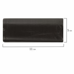 Мешки для мусора 20 л, черные, в рулоне 30 шт., ПНД 8 мкм, 45&times;50 см, LAIMA стандарт, 601376