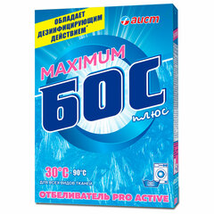 Средство для отбеливания и чистки тканей 600 г, БОС плюс &laquo;Maximum&raquo;, порошок