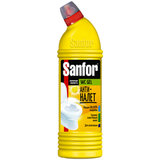 Средство для уборки туалета 750 г, SANFOR WC gel (Санфор гель) "Лимонная свежесть"
