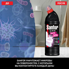 Чистящее средство 750 г, SANFOR WC gel (Санфор гель) &laquo;Special Black&raquo;