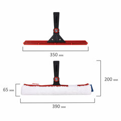 Щетка для мытья окон VILEDA PROFESSIONAL &laquo;Эволюшн&raquo; + шубка из микрофибры, ширина 35 см (без черенка)