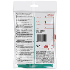 Перчатки VILEDA PROFESSIONAL латекс-неопреновые МНОГОРАЗОВЫЕ х/<wbr/>б напыление, СВЕРХПРОЧНЫЕ, размер L (большой), зеленые/<wbr/>желтые, 174307