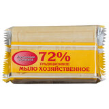 Мыло хозяйственное 72%, 200 г (Меридиан) "Традиционное", в упаковке, МИНПРОМТОРГ