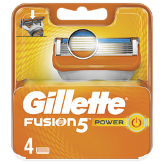 Сменные кассеты для бритья 4 шт., GILLETTE (Жиллет) &laquo;Fusion&raquo;, для мужчин