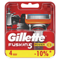 Сменные кассеты для бритья 4 шт., GILLETTE (Жиллет) &laquo;Fusion&raquo;, для мужчин