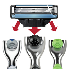 Сменные кассеты для бритья 4 шт., GILLETTE (Жиллет) &laquo;Mach3&raquo;, для мужчин
