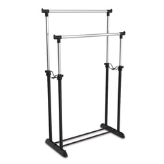 Вешалка для плечиков SHT-WR4150, 1615&times;860&times;440 мм, пластик/<wbr/>металл, черная/<wbr/>хром