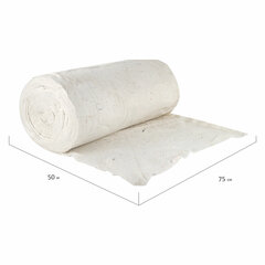 Полотно ХПП холстопрошивное ПЛОТНОЕ светлое, 0,75&times;50 м, 200(±10) г/<wbr/>м<sup>2</sup>, шаг 2,5 мм, LAIMA Премиум, 603911