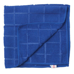Салфетки из МИКРОФИБРЫ 25&times;25 см, КОМПЛЕКТ 4 шт. (2 стандарт, 2 клетка), 180 г/<wbr/>м<sup>2</sup>, ЛЮБАША, 603936
