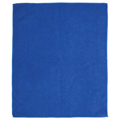 Тряпки для мытья пола, КОМПЛЕКТ 3 шт., микрофибра, 50&times;60 см, синие, 260 г/<wbr/>м<sup>2</sup>, ОФИСМАГ, 603945