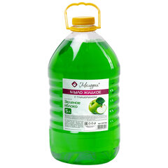 Мыло жидкое 5 л, МЕЛОДИЯ &laquo;Зеленое яблоко&raquo;, с глицерином, ПЭТ, 604788