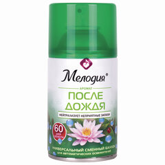 Сменный баллон 250 мл МЕЛОДИЯ &laquo;После дождя&raquo;, для автоматических освежителей, универсальный, 605227