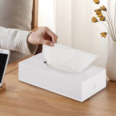 Диспенсер для косметических салфеток LAIMA CLASSIC, настольный/<wbr/>настенный, пластиковый, белый, 605392
