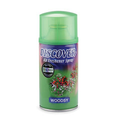 Сменный баллон 320 мл, DISCOVER &laquo;Woodsy&raquo;, свежий лесной, для диспенсеров DISCOVER, 61167