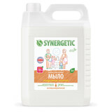 Мыло жидкое 5 л SYNERGETIC "Миндальное молочко", гипоаллергенное, биоразлагаемое