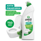Средство для уборки санитарных помещений 750 мл, GRASS WC-GEL АНТИРЖАВЧИНА, кислотное, гель
