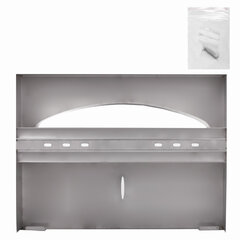 Диспенсер для покрытий на унитаз LAIMA PROFESSIONAL INOX, (V1) 1/<wbr/>2, нержавеющая сталь, матовый, 605702