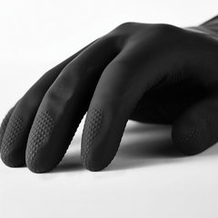 Перчатки латексные MANIPULA &laquo;КЩС-1&raquo;, двухслойные, размер 8, M (средний), черные, L-U-03/<wbr/>CG-942