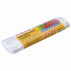 Пакеты фасовочные 24&times;37 см КОМПЛЕКТ 100 шт., ПНД, 8 мкм, рулон, LAIMA, 605951