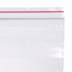 Пакеты с замком ZIP LOCK &laquo;зиплок&raquo;, комплект 100 шт., 40&times;60 мм, ПВД, толщина 35 микрон, BRAUBERG, 606206