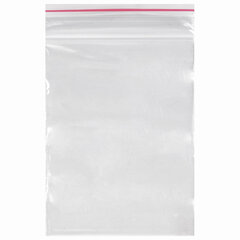 Пакеты с замком ZIP LOCK &laquo;зиплок&raquo;, комплект 100 шт., 60&times;80 мм, ПВД, толщина 35 микрон, BRAUBERG, 606207