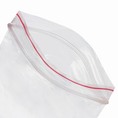 Пакеты с замком ZIP LOCK &laquo;зиплок&raquo;, комплект 100 шт., 70&times;100 мм, ПВД, толщина 35 микрон, BRAUBERG, 606208