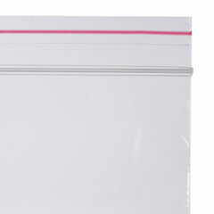 Пакеты с замком ZIP LOCK &laquo;зиплок&raquo;, комплект 100 шт., 200&times;300 мм, ПВД, толщина 40 микрон, BRAUBERG, 606216