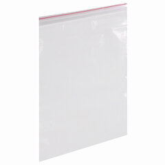 Пакеты с замком ZIP LOCK &laquo;зиплок&raquo;, комплект 100 шт., 200&times;300 мм, ПВД, толщина 40 микрон, BRAUBERG, 606216