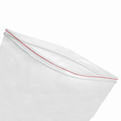 Пакеты с замком ZIP LOCK &laquo;зиплок&raquo;, комплект 100 шт., 400&times;500 мм, ПВД, толщина 40 микрон, BRAUBERG, 606219