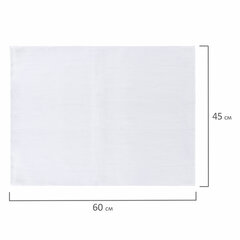 Салфетки ВАФЕЛЬНЫЕ отбеленные, 45&times;60 см, плотность 140(±10) г/<wbr/>м<sup>2</sup>, КОМПЛЕКТ 10 шт., ЛЮБАША, 606634