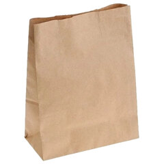 Крафт-пакет бумажный 26&times;15&times;34 см, плотность 70 г/<wbr/>м<sup>2</sup>, 606867