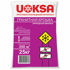 Реагент противогололёдный 25 кг UOKSA &laquo;Гранитная крошка&raquo;, фракция 2-5 мм