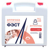Аптечка первой помощи АНТИСПИД ФЭСТ, футляр полистирол